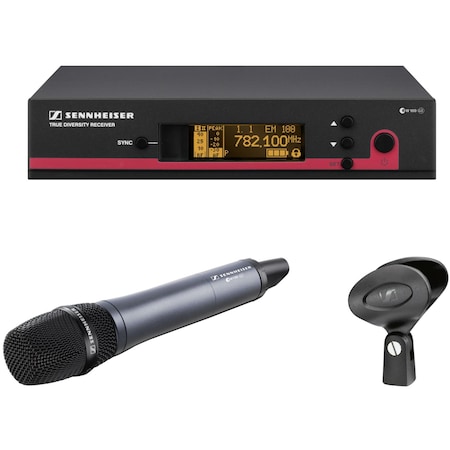 Sennheiser Skm100 G3 Handheld Transmitter W/E845 Supercardioid Dynamic Capsuleem1 EW145G3-G